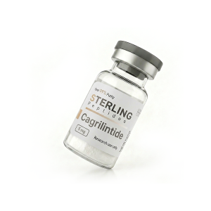 Cagrilintide 5mg UK Peptides.png Research peptide vial high purity compound
