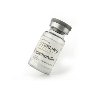 Research peptide vial high purity compound
