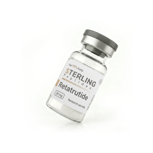 retatrutide20.png Retatrutide 20mg lyophilised peptide vial UK research grade