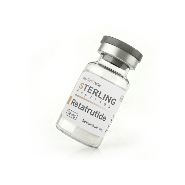 Retatrutide 20mg lyophilised peptide vial UK research grade