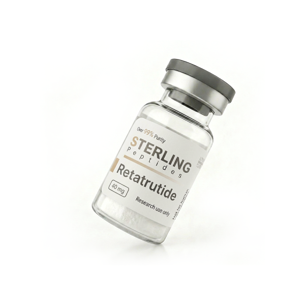 Research peptide vial high purity compound