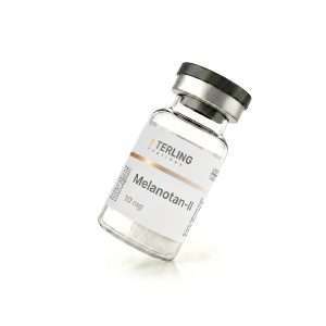 Sterling Peptides Melanotan II 10mg lyophilised research peptide vial UK