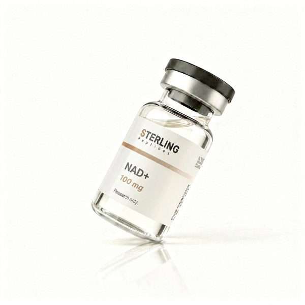 sterling-peptides-nad-plus-100mg-research-grade-uk.jpg Sterling Peptides NAD+ 100mg research grade vial laboratory use UK