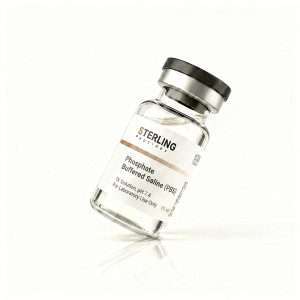 Sterling Peptides phosphate buffered saline PBS 10ml 1X solution pH 7.4 laboratory use UK