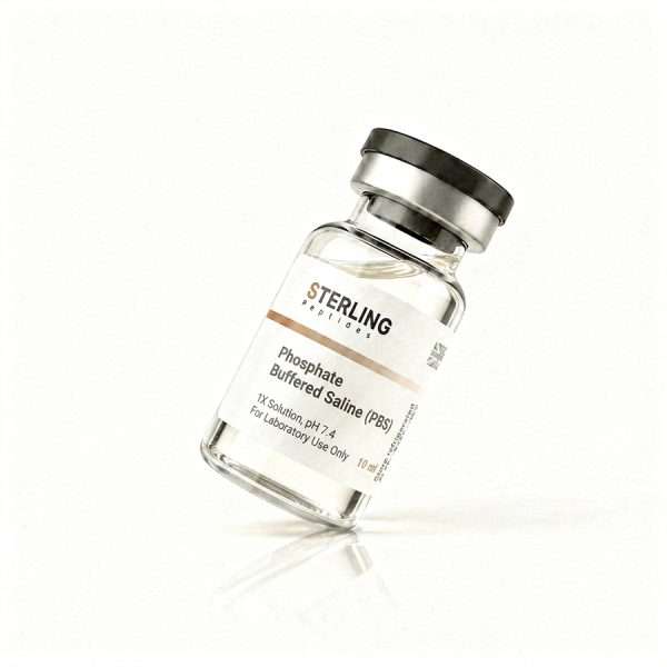 Sterling Peptides phosphate buffered saline PBS 10ml 1X solution pH 7.4 laboratory use UK